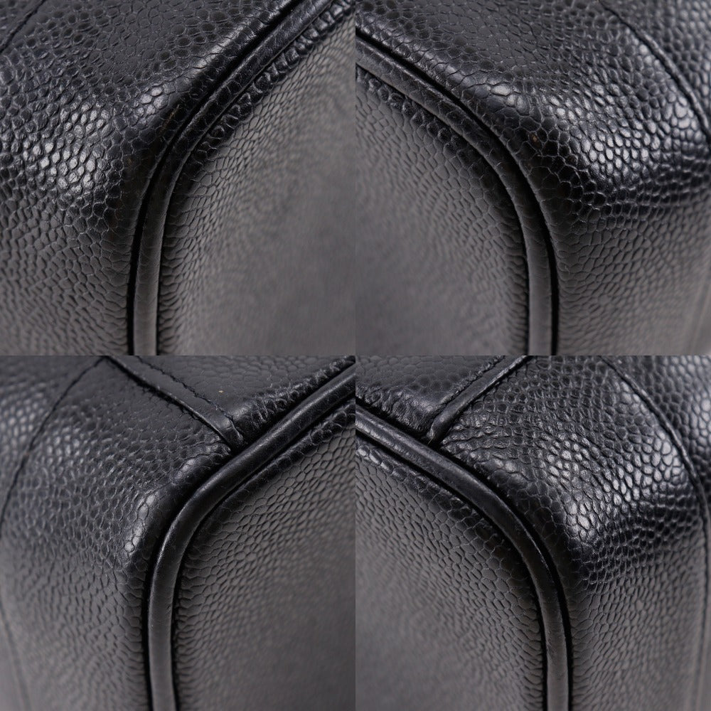 CHANEL Pouch A01998 leather black COCO Mark Vanity