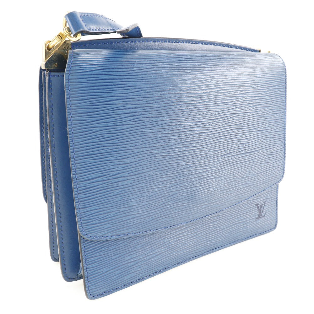 LOUIS VUITTON Shoulder Bag M52365 Epi Leather Blue W Hook Wallet  Grenel Women