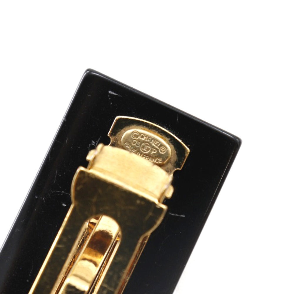 CHANEL Valletta plastic black Camelia COCO Mark Women