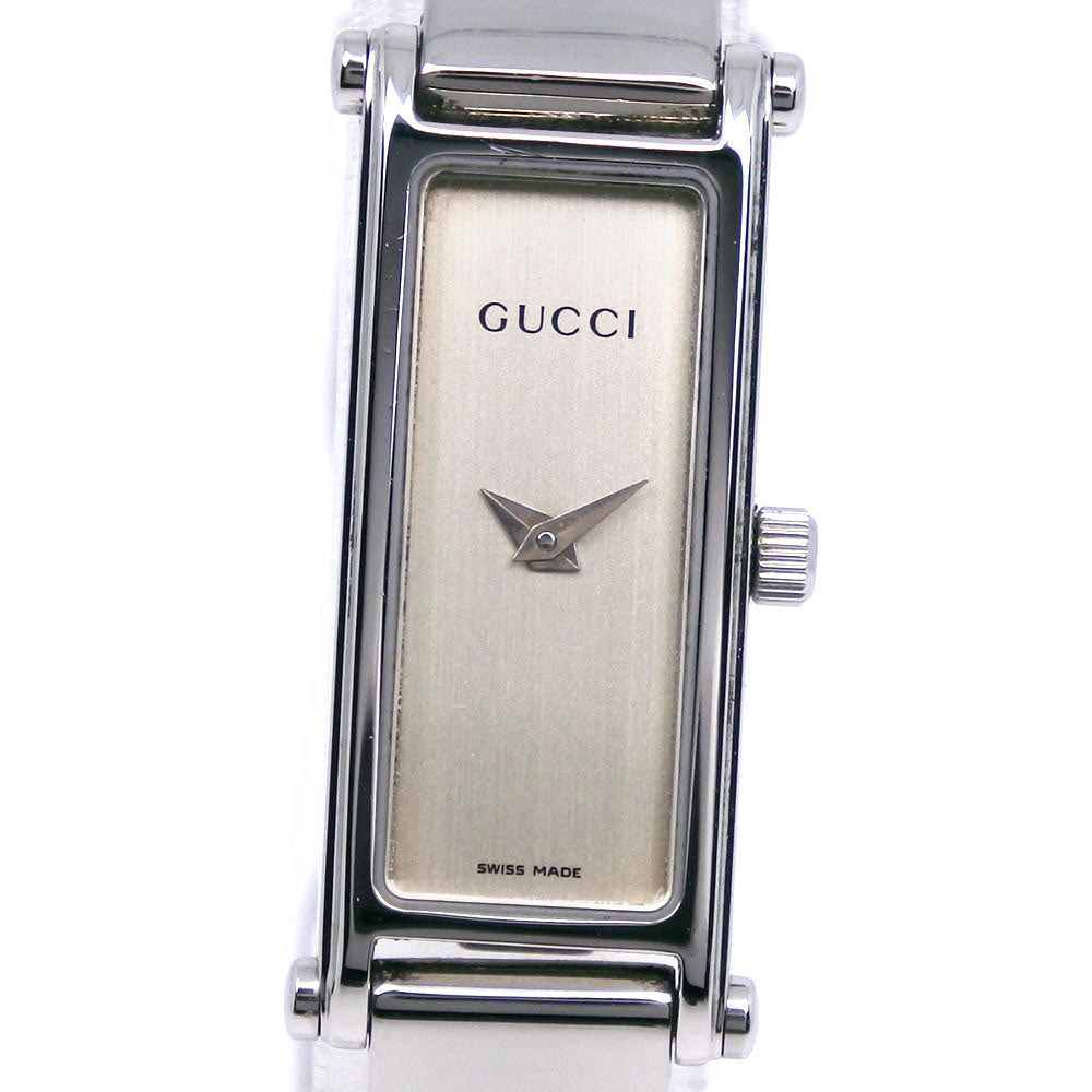 GUCCI Watches Quartz 1500L Stainless Steel Silver Silver dial Women