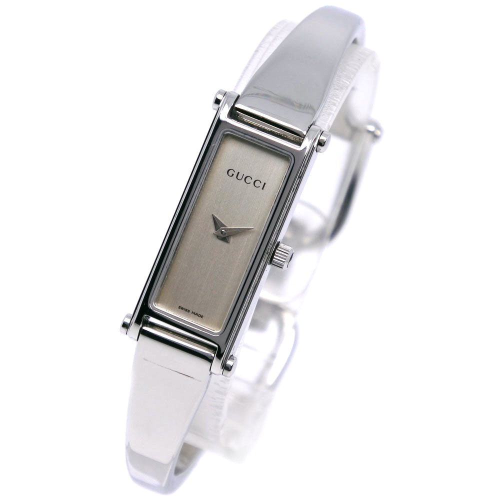 GUCCI Watches Quartz 1500L Stainless Steel Silver Silver dial Women