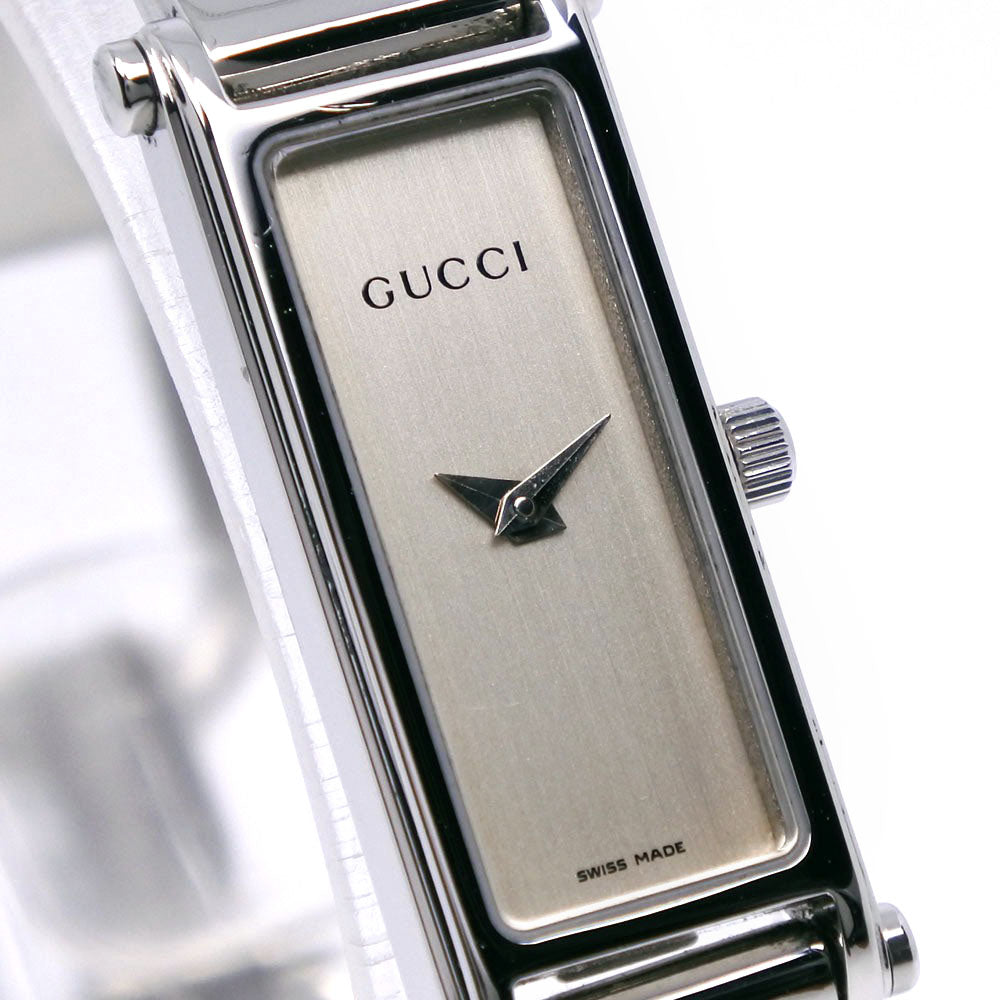 GUCCI Watches Quartz 1500L Stainless Steel Silver Silver dial Women