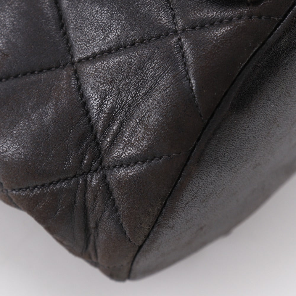 CHANEL Backpack A10177 lambskin black ChainBackpack Matrasse