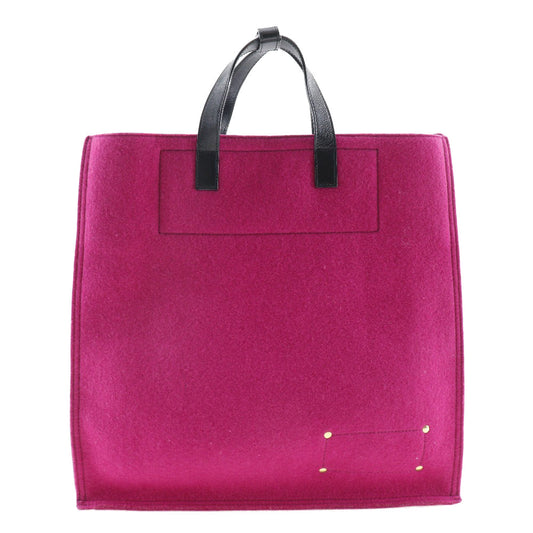 SAINT LAURENT Tote Bag Felt, Leather pink Women