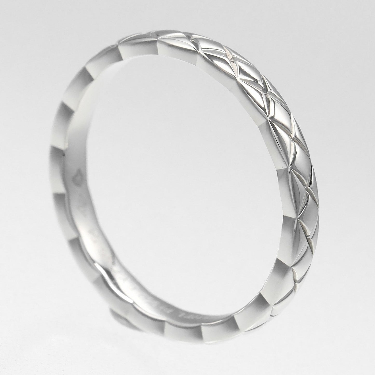 CHANEL Ring Pt950Platinum Silver Coco Crush Marriage Small 54