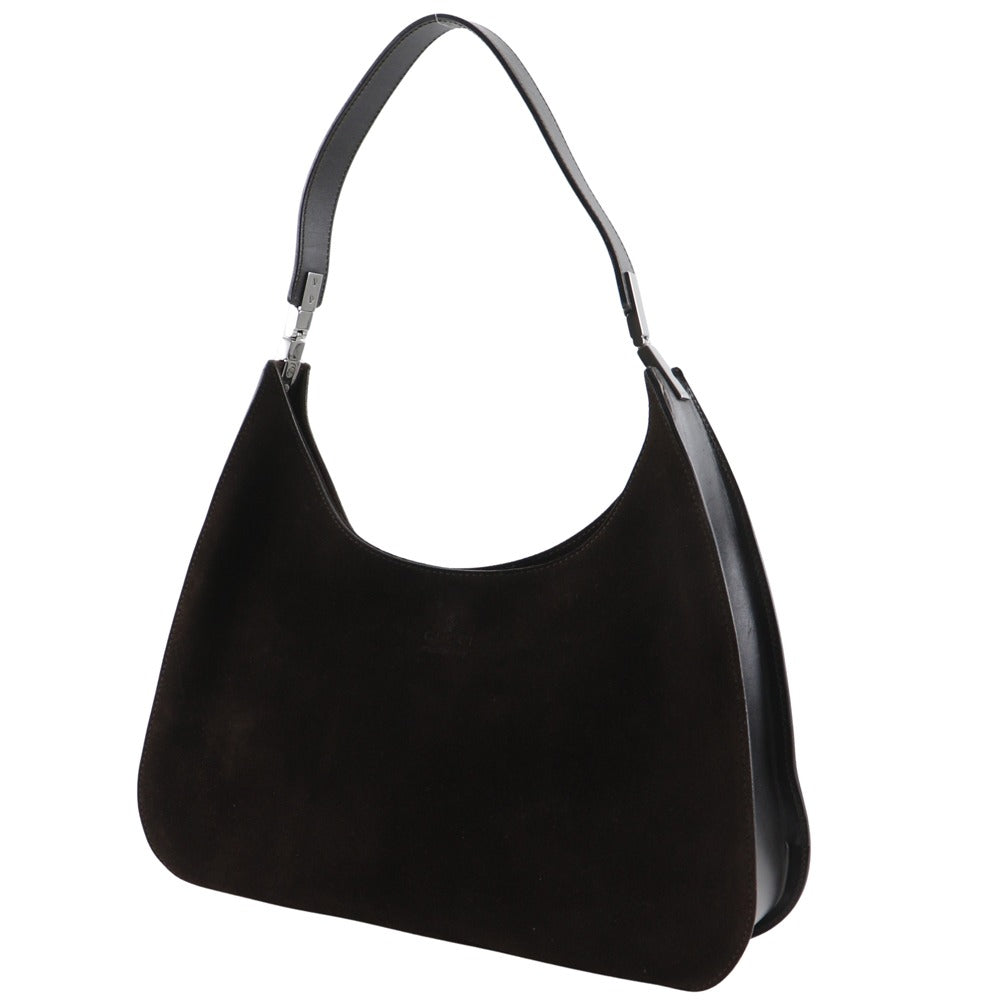 GUCCI Shoulder Bag 001.3767.002058 Suede Brown one belt