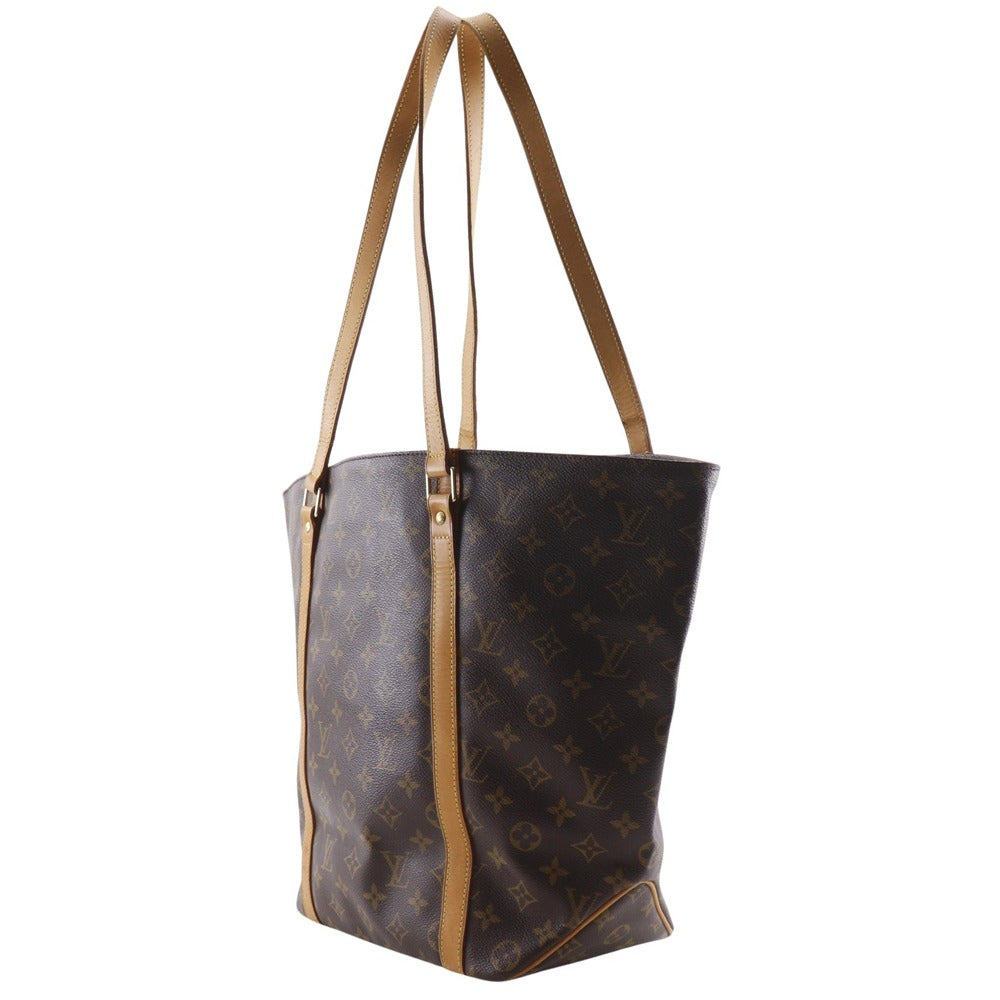 LOUIS VUITTON Tote Bag M51108 Monogram canvas Brown Sac shopping
