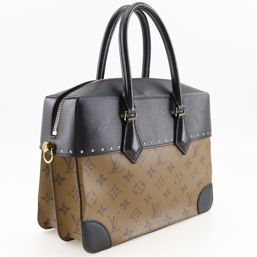 LOUIS VUITTON Handbag M43595 Monogram reverse Black / Brown Citymar Women