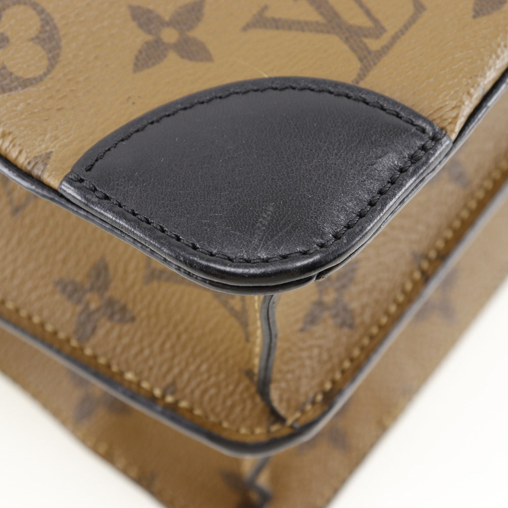 LOUIS VUITTON Handbag M43595 Monogram reverse Black / Brown Citymar Women