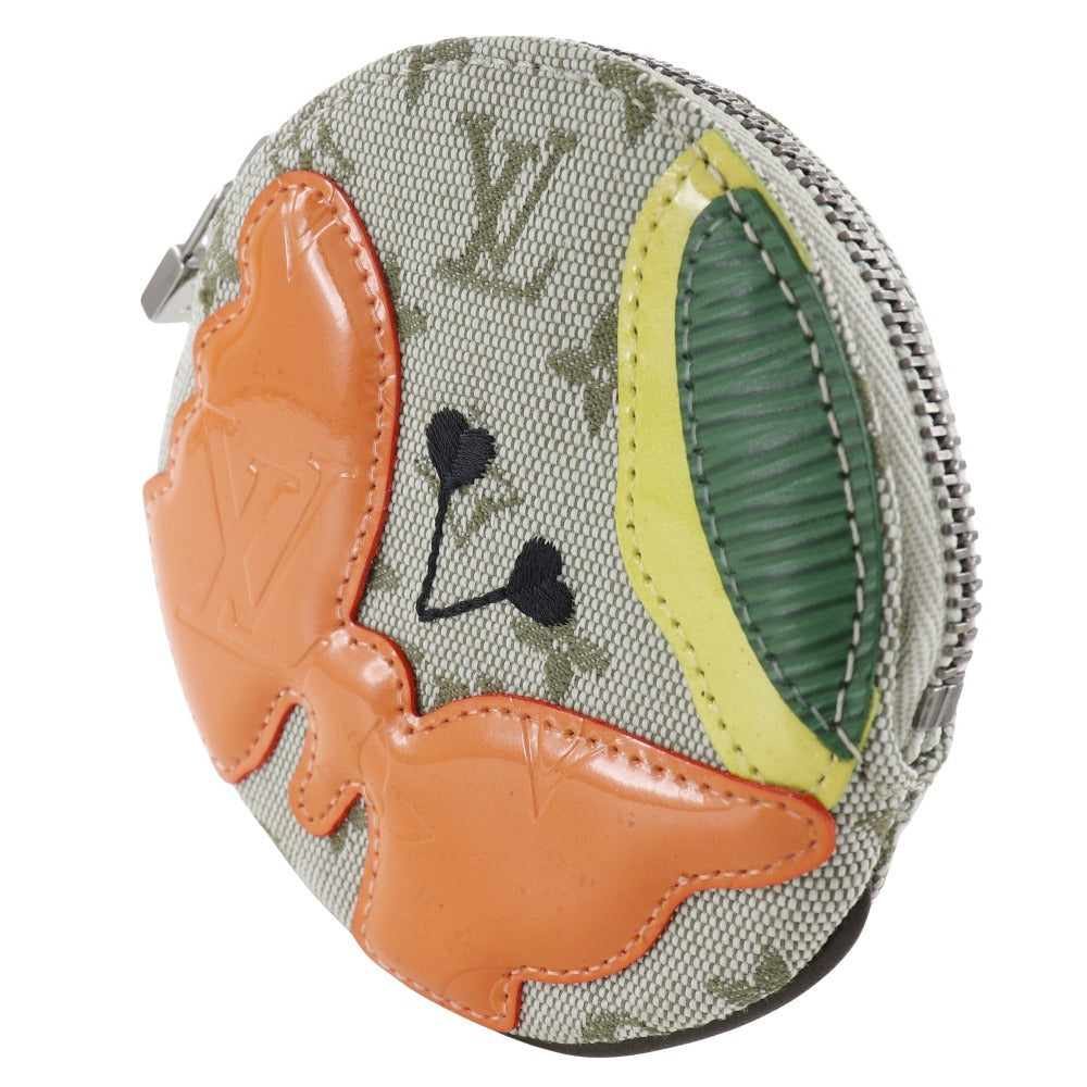 LOUIS VUITTON Coin case M92271 Monogram mini canvas khaki Comte Dufe Portomonay Long Women