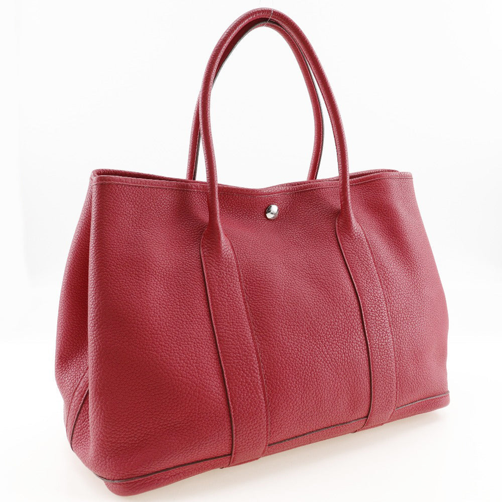 HERMES Tote Bag Negonda Red Garden party PM Women