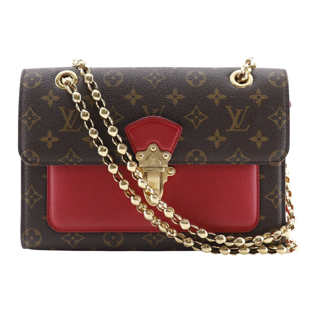 LOUIS VUITTON Shoulder Bag M41731 Monogram canvas Brown ChainShoulder Victoire Women