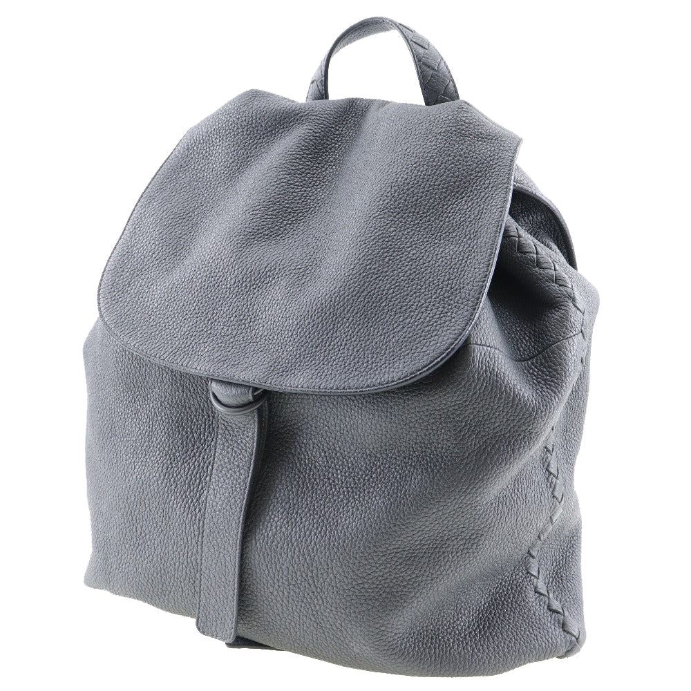 BOTTEGAVENETA Backpack Calfskin gray INTRECCIATO unisex(Unisex)