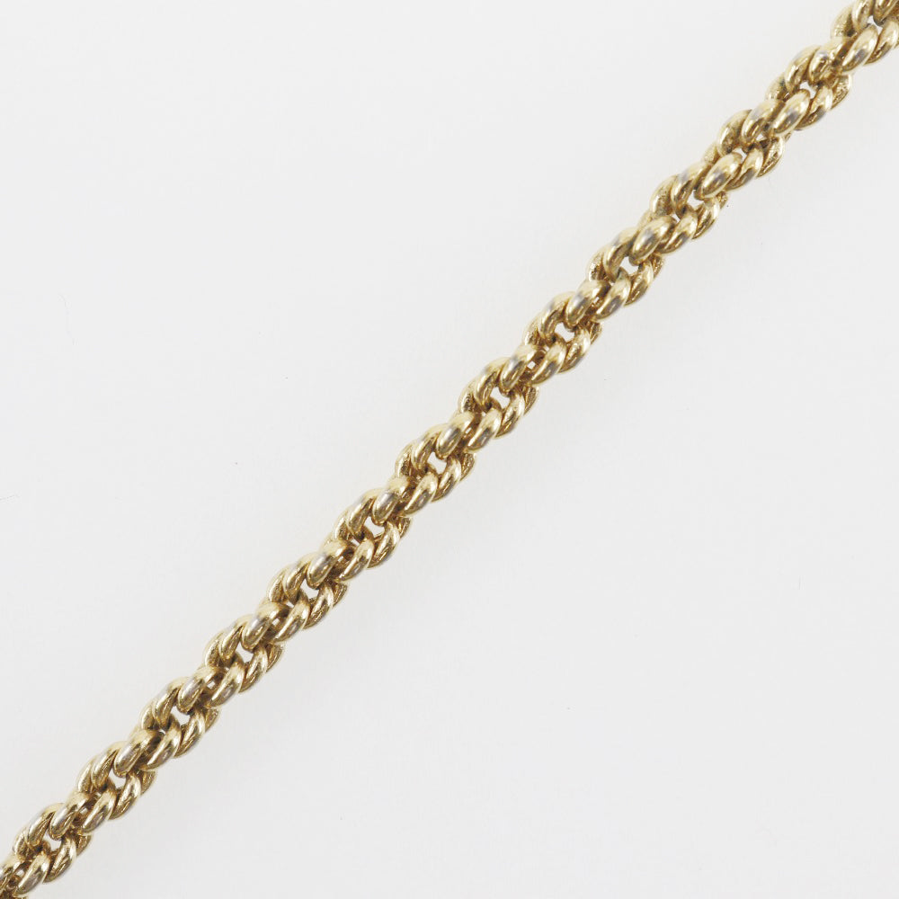 Dior Necklace Plated Gold gold vintage Emblem logo Women