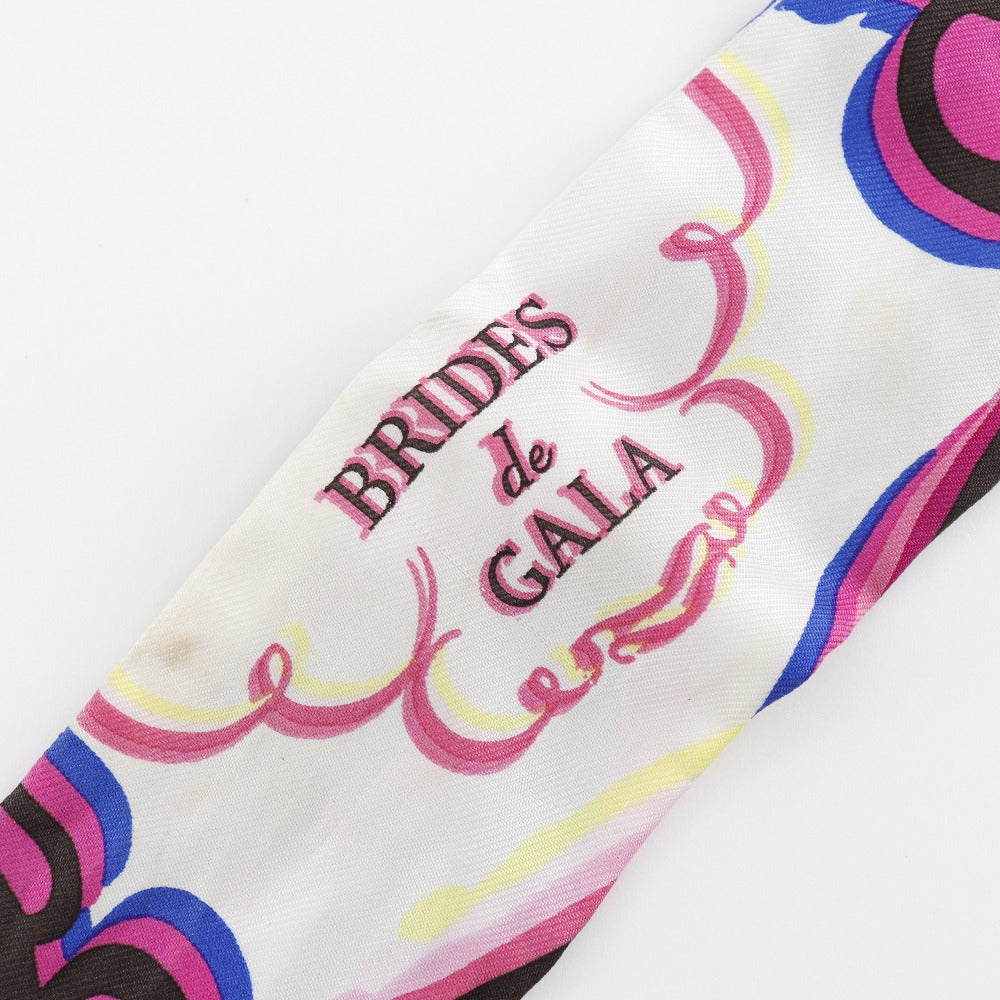 HERMES scarf silk pink Brides de Gala Shadow Brides de Gala Shadow TwillyBucket Women
