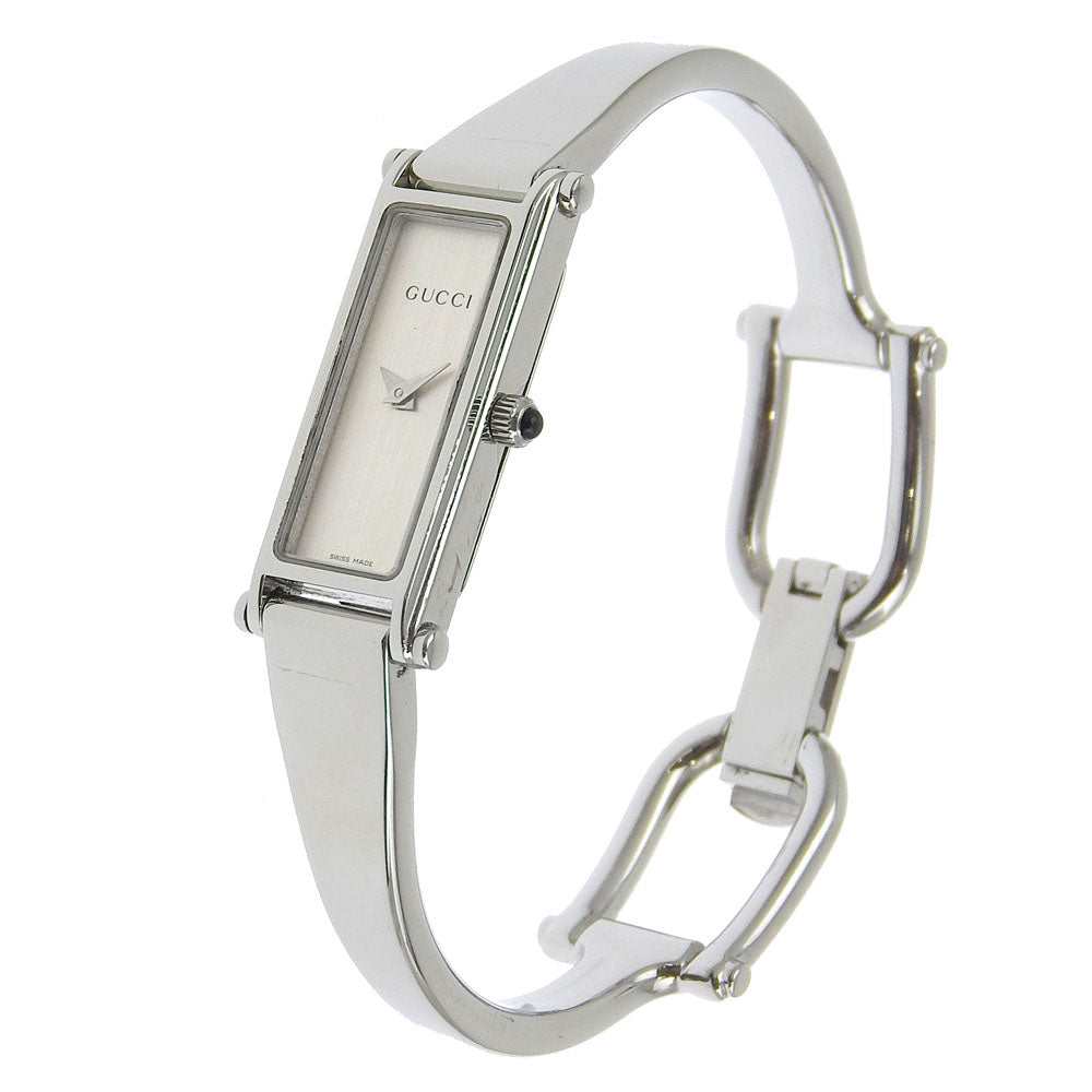 GUCCI Watches Quartz 1500L Stainless Steel Silver Silver dial Women