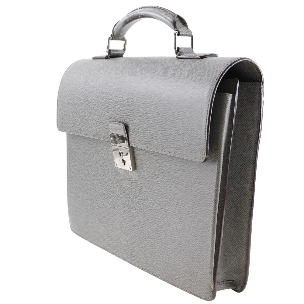 LOUIS VUITTON Business bag M32657 Taiga gray Briefcase Neo Robusto 2 mens