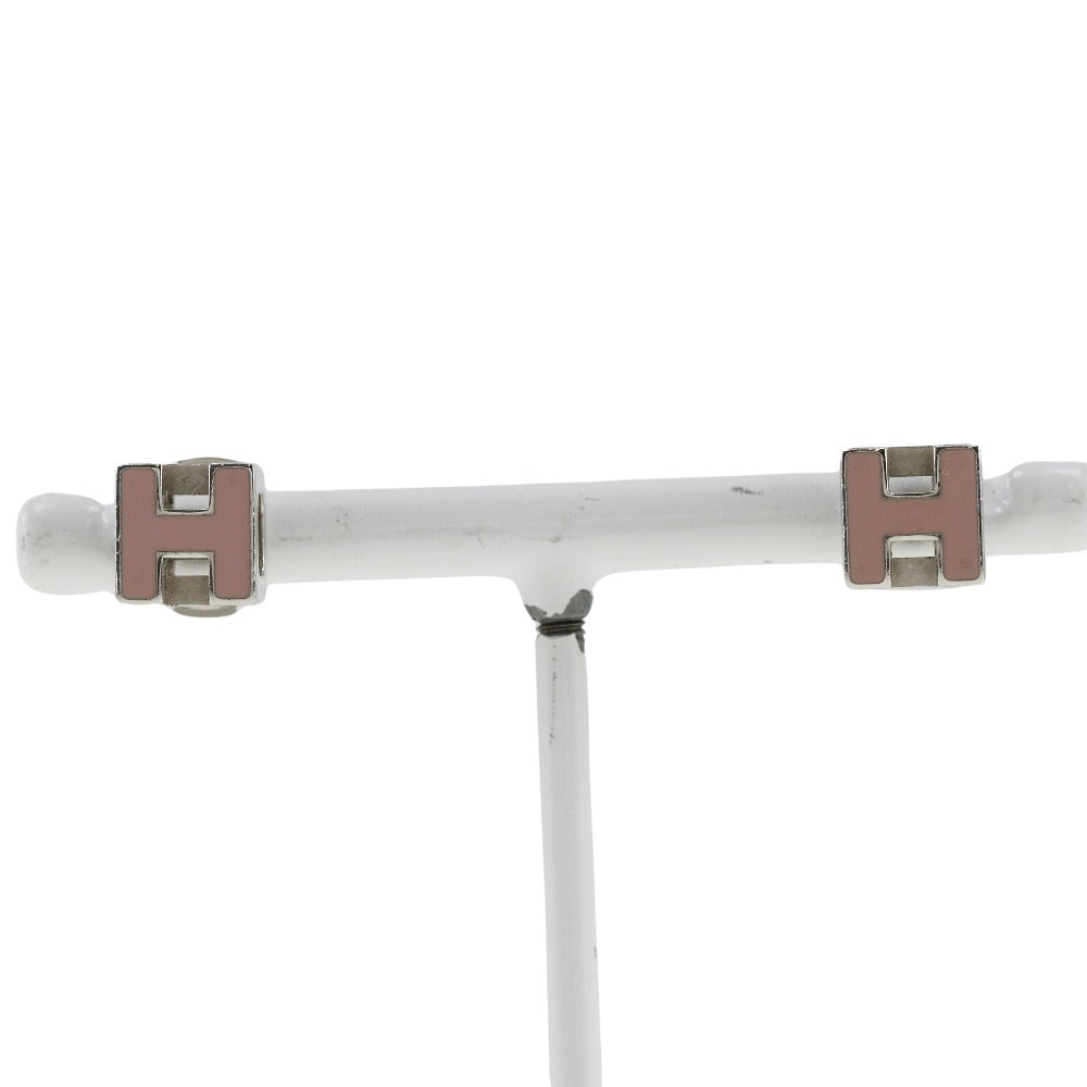 HERMES Pierce metallic Silver H cube Cardue Ash