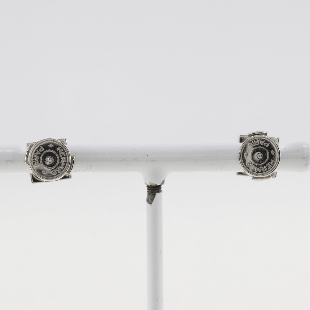HERMES Pierce metallic Silver H cube Cardue Ash