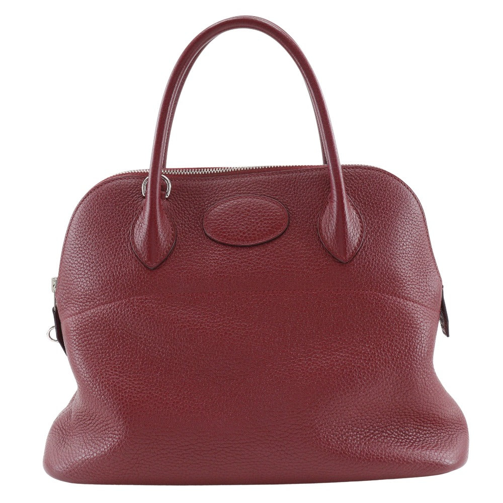 HERMES Handbag 029812CK K1 Taurillon Clemence Red Bored 31 Women