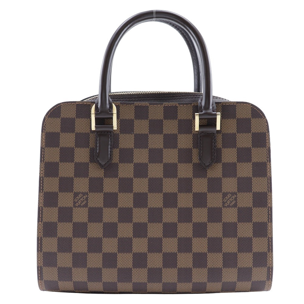 LOUIS VUITTON Handbag N51155 Damier canvas Brown Triana Women