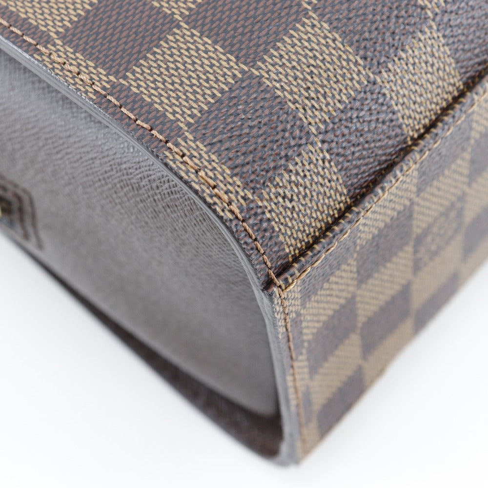 LOUIS VUITTON Handbag N51155 Damier canvas Brown Triana Women