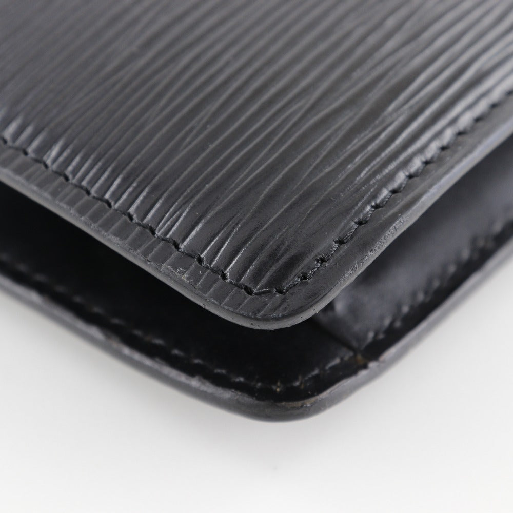 LOUIS VUITTON Clutch bag M52662 Epi Leather black business bag Montaigne 23 mens