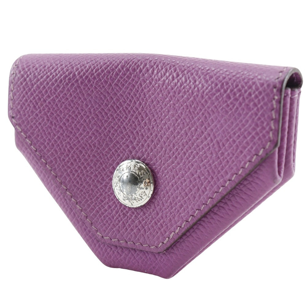 HERMES Coin case Epsom purple Revan Cattle Women