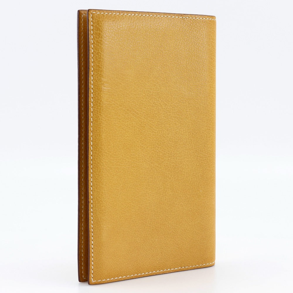 HERMES Notebook cover Shave yellow Agenda Vision Women(Unisex)