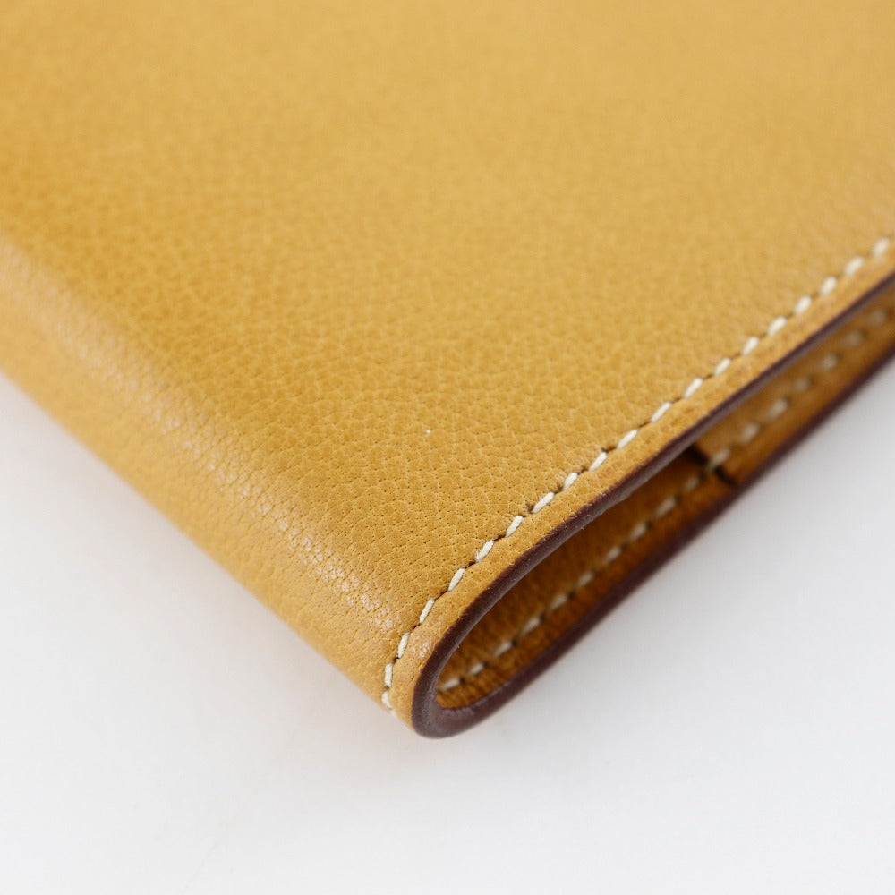 HERMES Notebook cover Shave yellow Agenda Vision Women(Unisex)