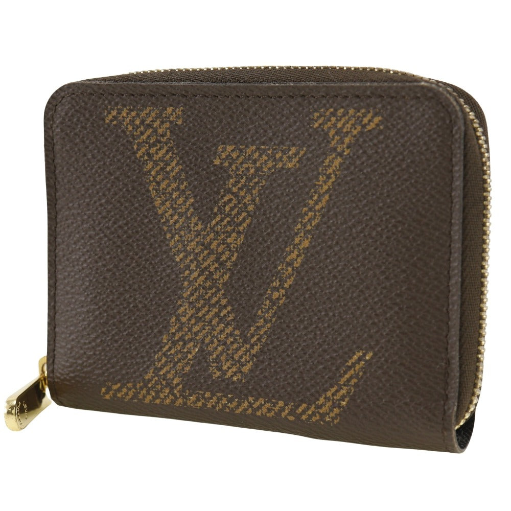 LOUIS VUITTON Coin case M69354 Monogram giant canvas Brown Zip around purse unisex(Unisex)
