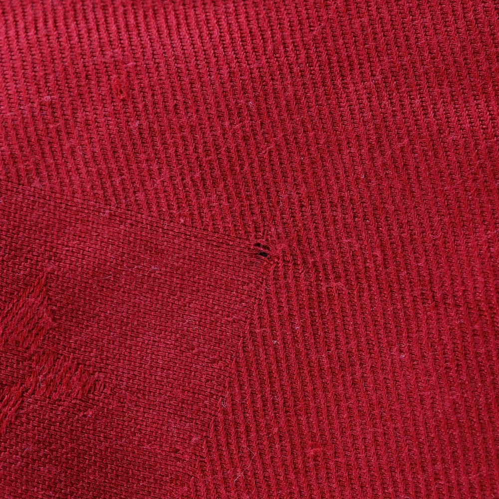 LOUIS VUITTON Stall M72237 Silk, Wool Red Large format stall Shoal Monogram Women