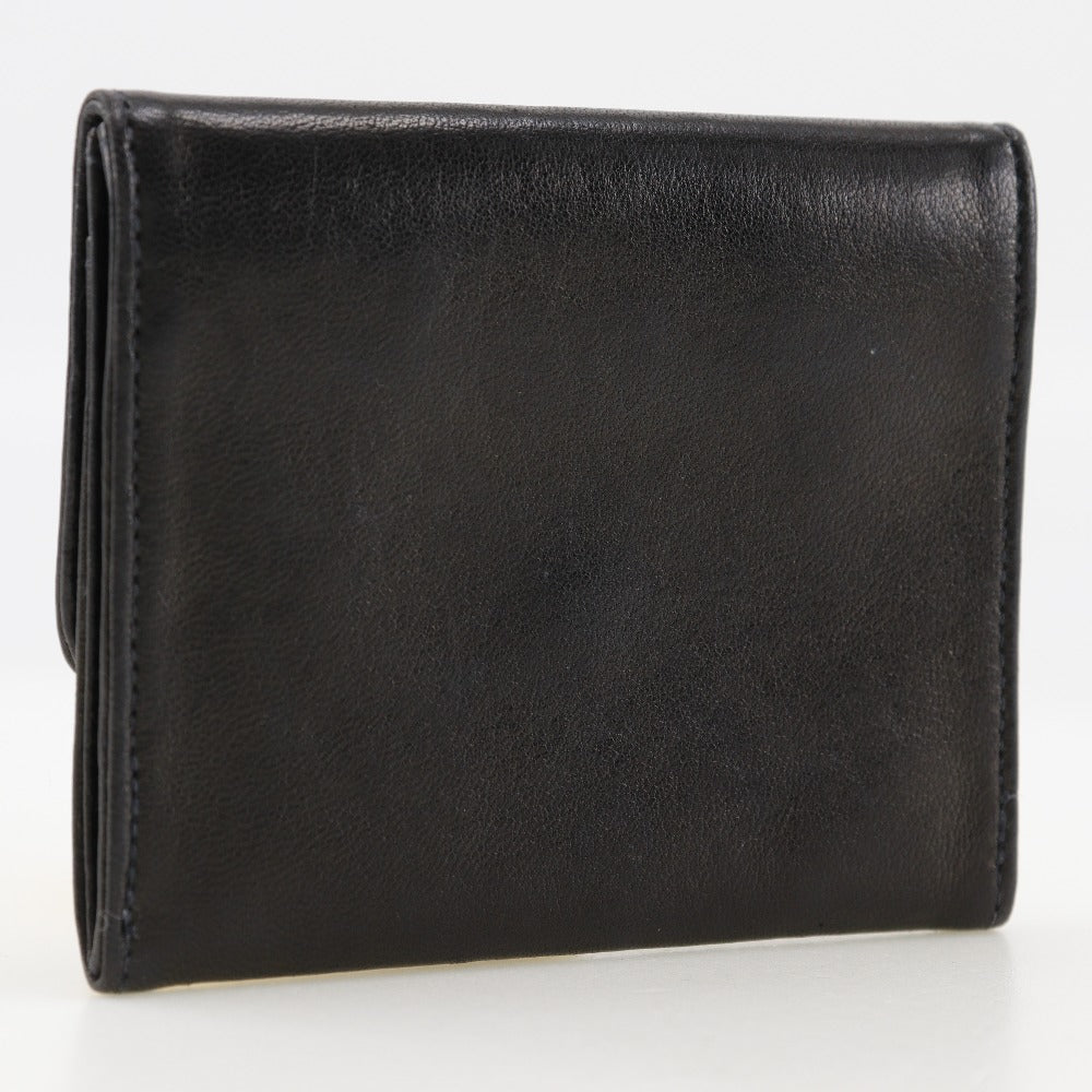 CHANEL Coin case lambskin black vintage COCO Mark Women