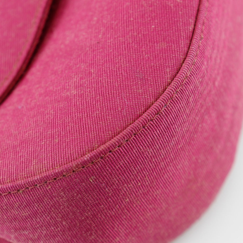 CHANEL Handbag cotton pink Party bag Mini Coco Handle Women