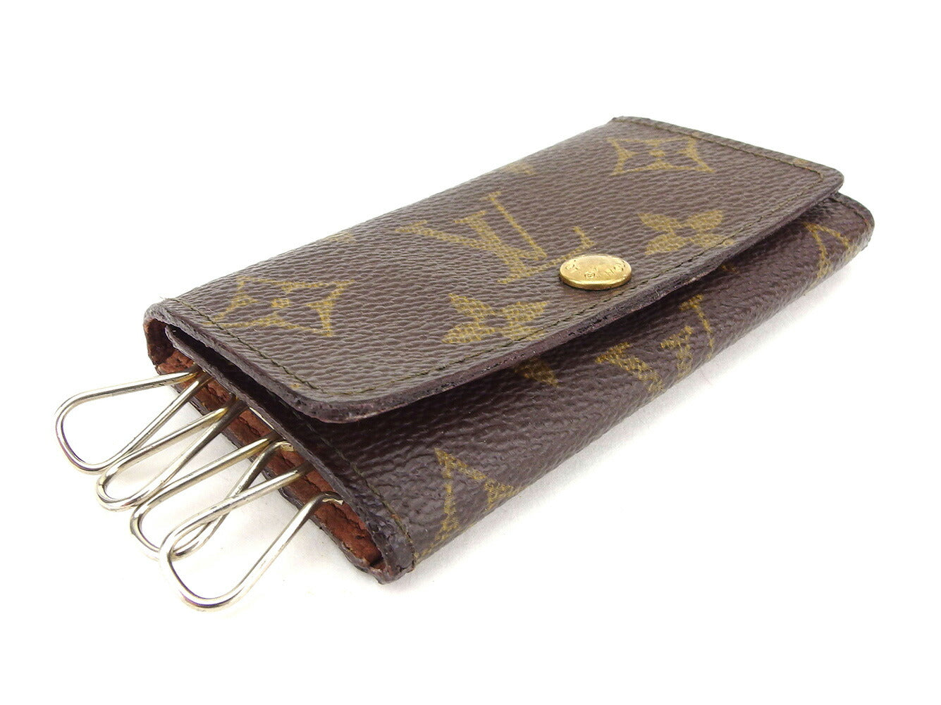 LOUIS VUITTON Key case Key holder M62631 Brown Multicles4