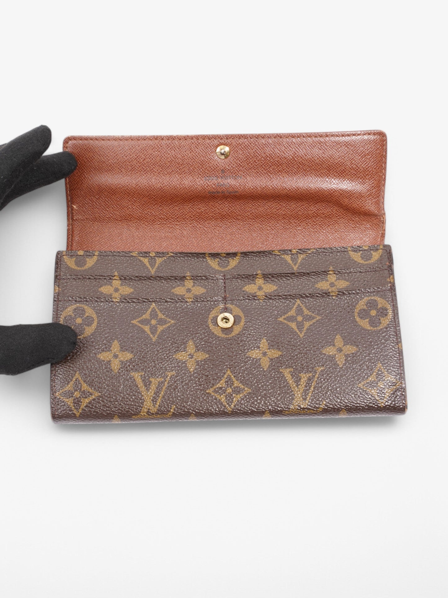 Louis Vuitton Sarah Wallet Monogram Coated Canvas