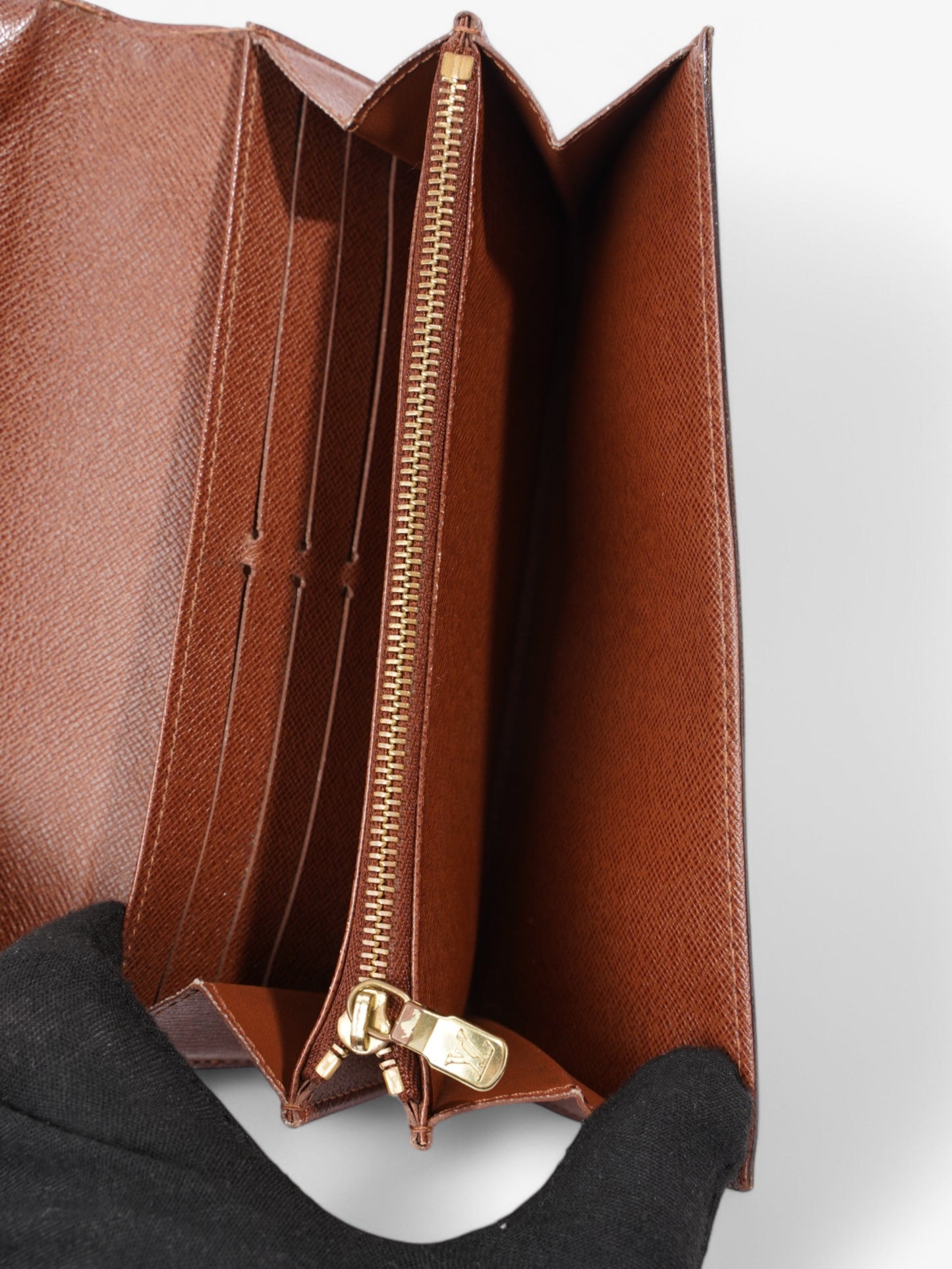 Louis Vuitton Sarah Wallet Monogram Coated Canvas