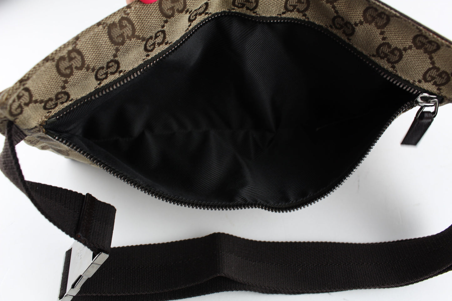 GUCCI GG CANVAS WAIST BAG