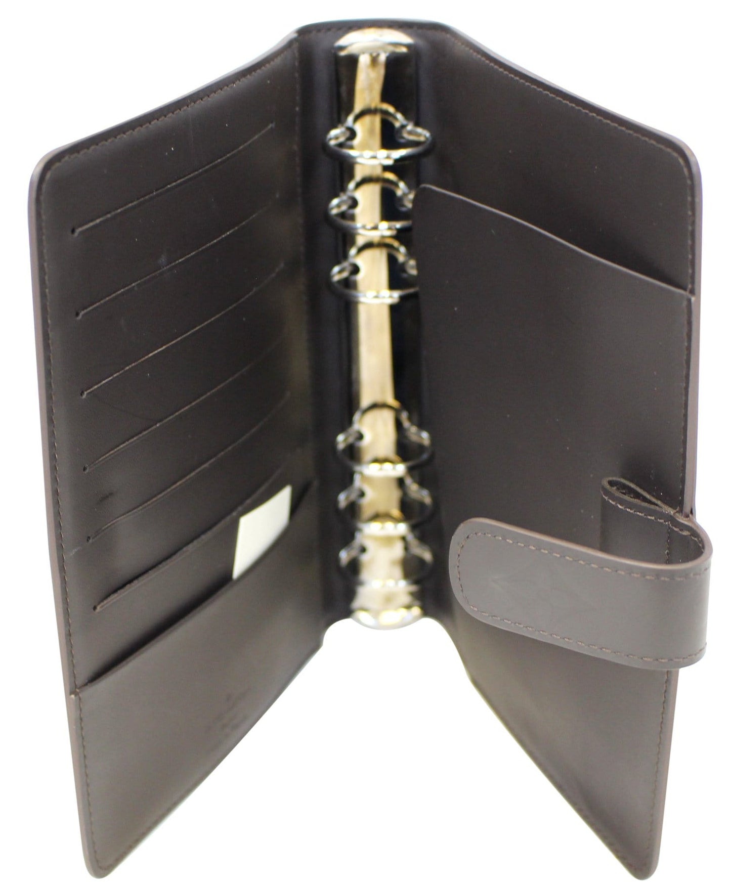 LOUIS VUITTON Mat Agenda MM Day Planner Cover Brown
