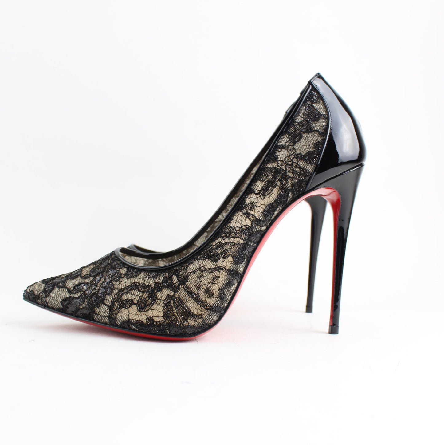 CHRISTIAN LOUBOUTIN FOLLIES LACE 100 MM SIZE 40