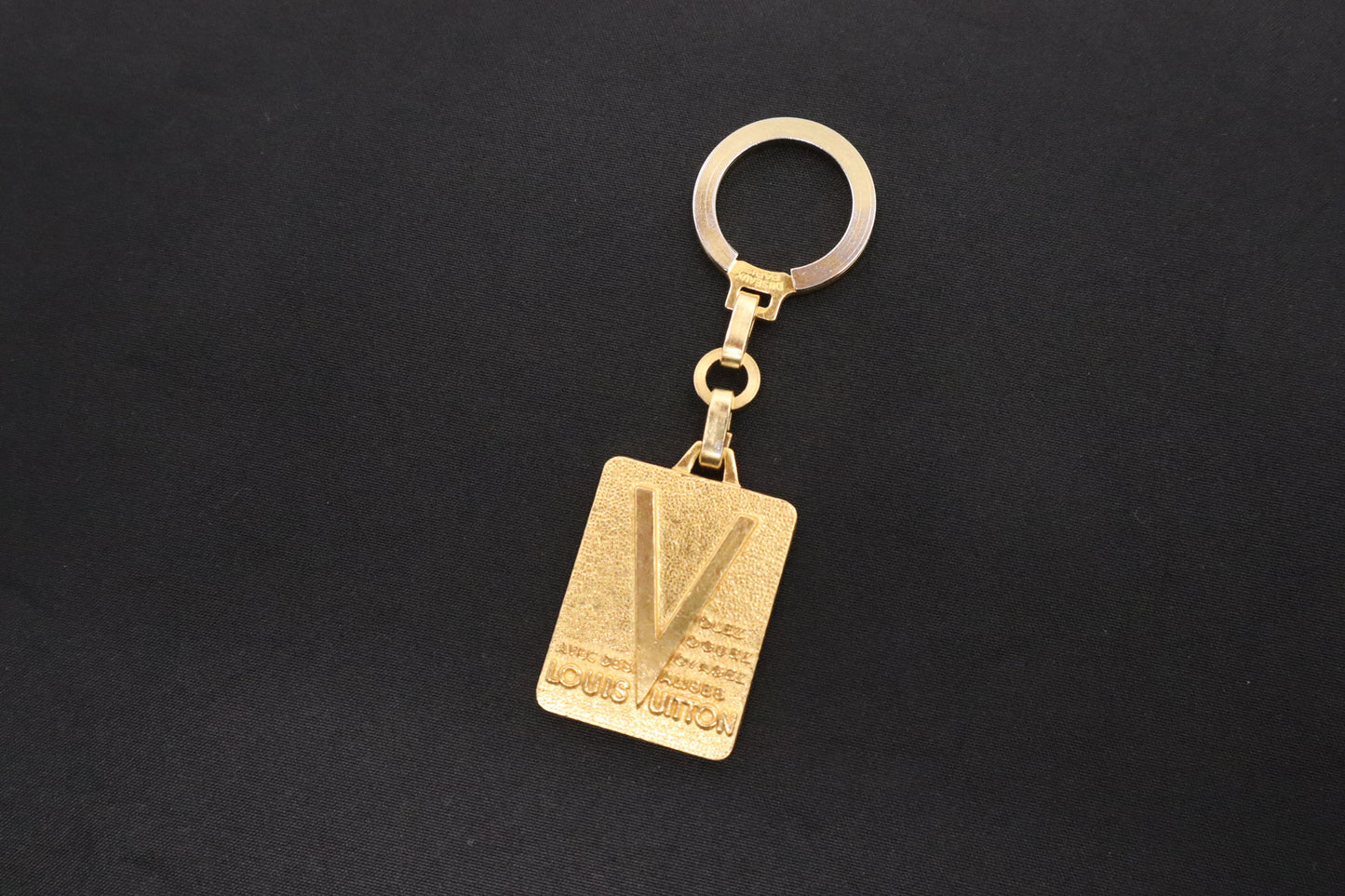 Louis Vuitton "Volez, Voguez, Voyagez" Key Ring