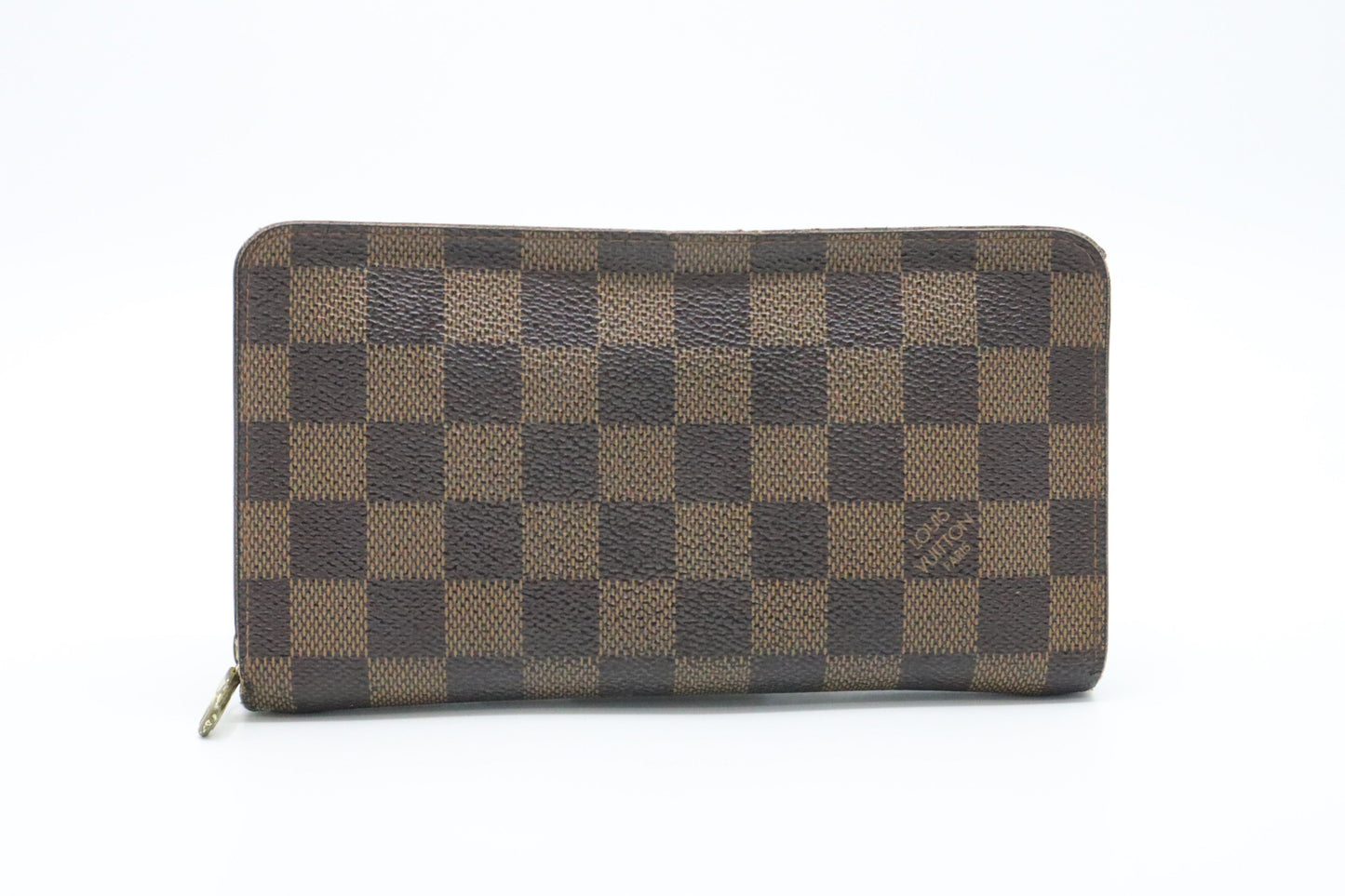 Louis Vuitton Zip Wallet in Damier Ebene Canvas