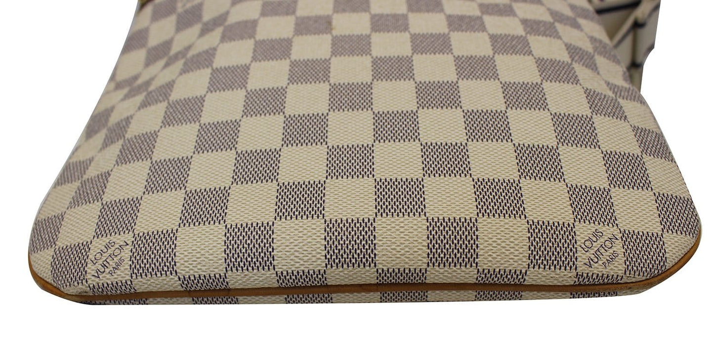 LOUIS VUITTON Damier Azur Pochette Bosphore Crossbody Bag