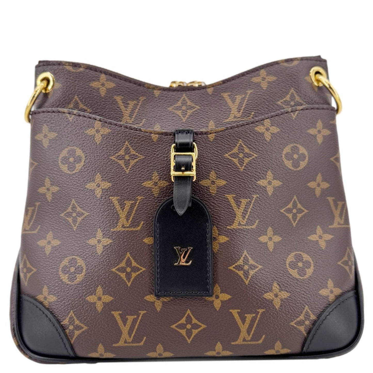 LOUIS VUITTON Odeon NM PM Monogram Canvas Shoulder Bag Brown