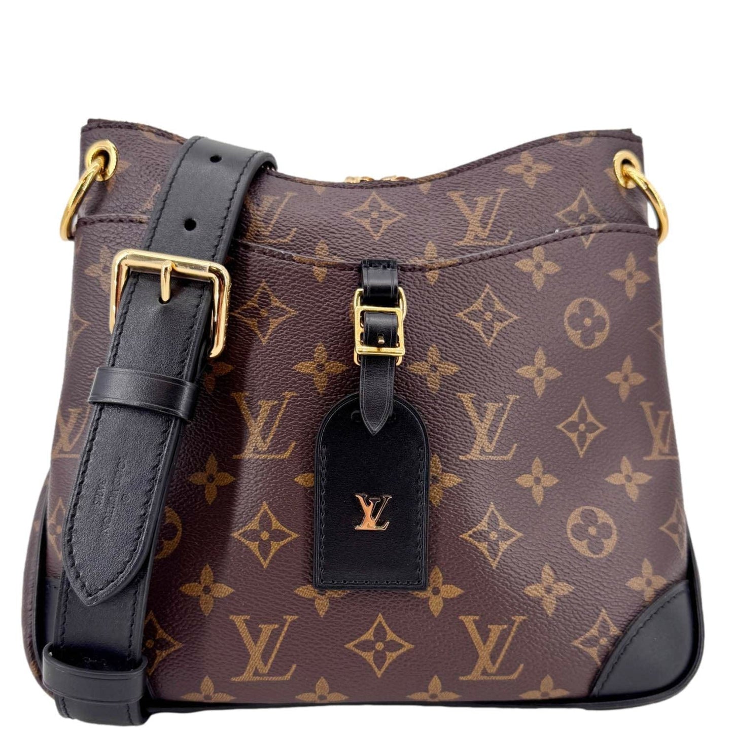 LOUIS VUITTON Odeon NM PM Monogram Canvas Shoulder Bag Brown