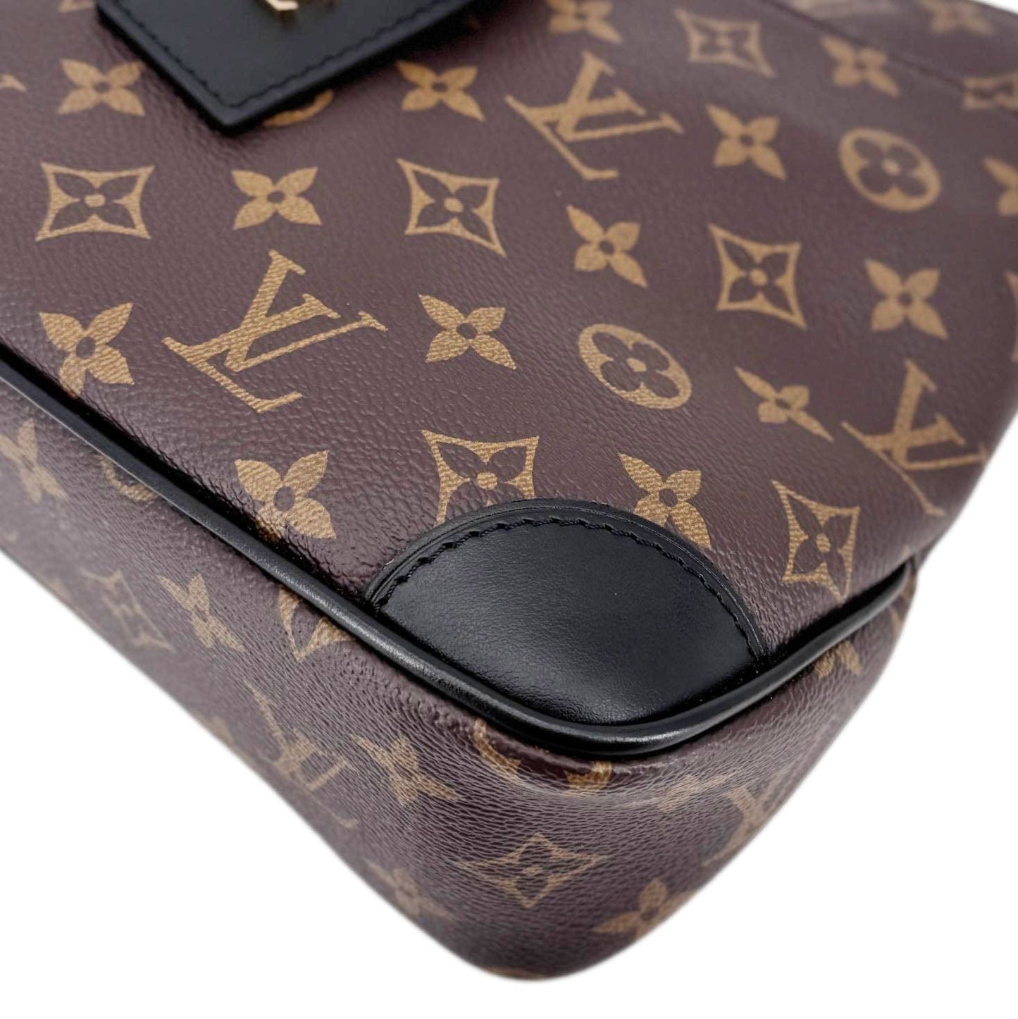 LOUIS VUITTON Odeon NM PM Monogram Canvas Shoulder Bag Brown