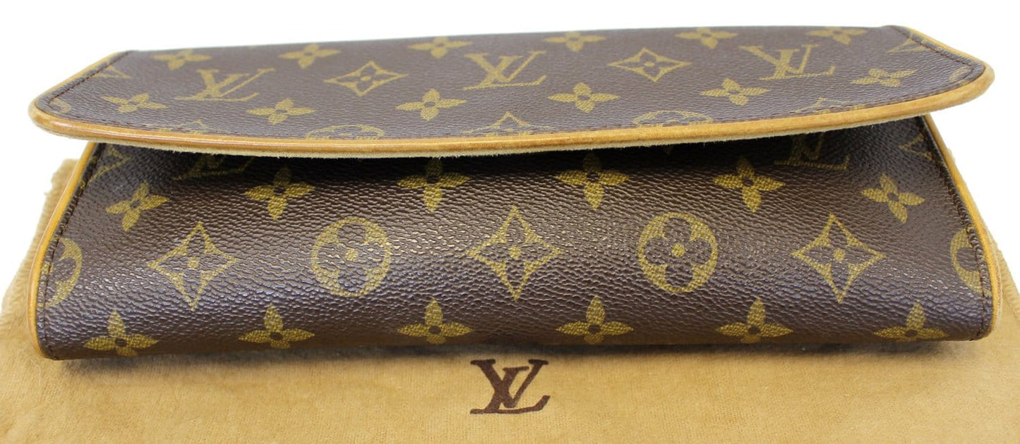 LOUIS VUITTON Monogram Canvas Pochette Twin GM Shoulder Bag