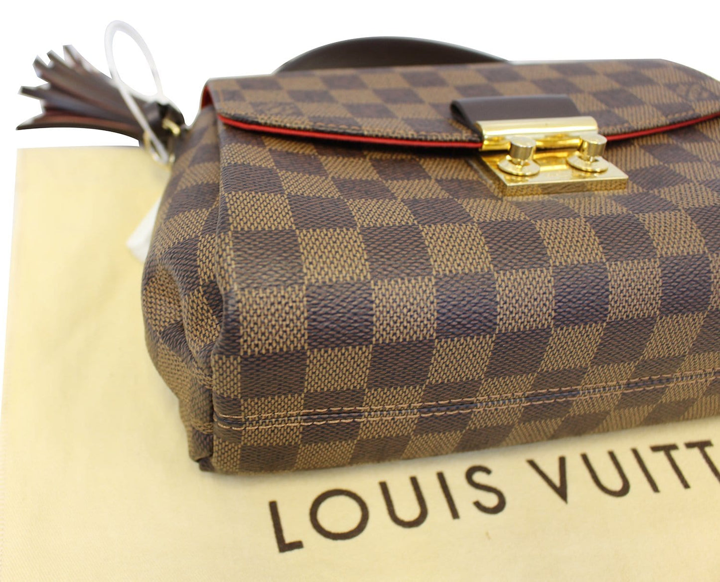 LOUIS VUITTON Damier Ebene Croisette Shoulder Crossbody Bag
