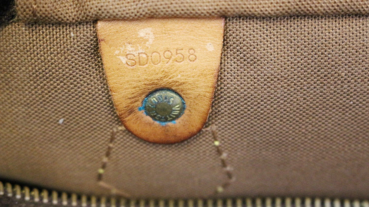 LOUIS VUITTON Monogram Canvas Speedy 30 Satchel Bag