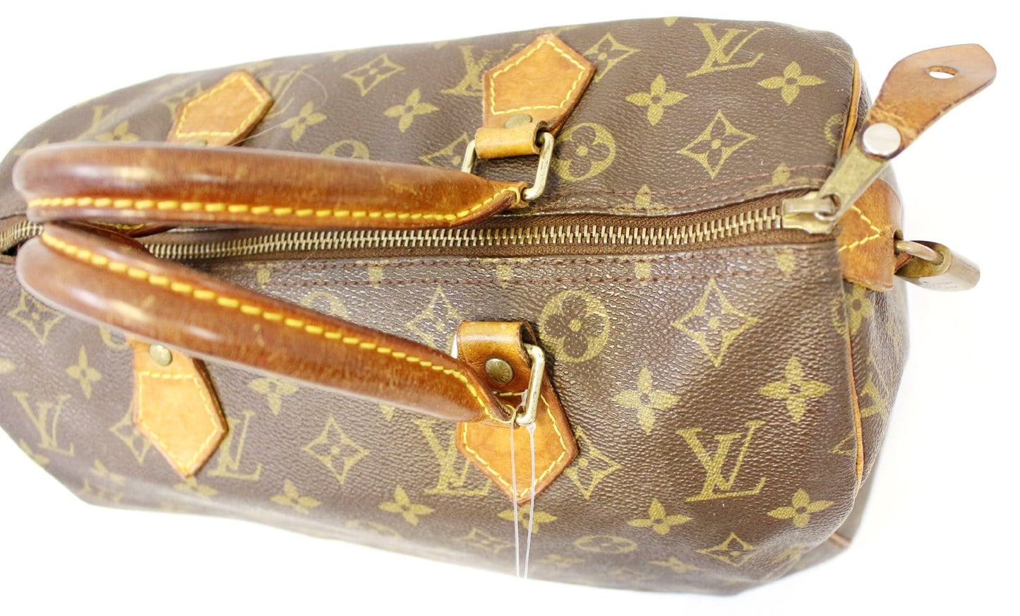 LOUIS VUITTON Monogram Canvas Speedy 30 Satchel Bag